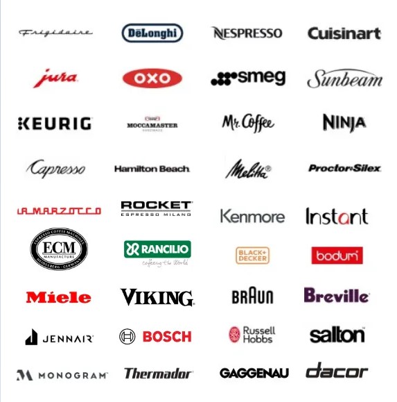 coffee maker brands we fix