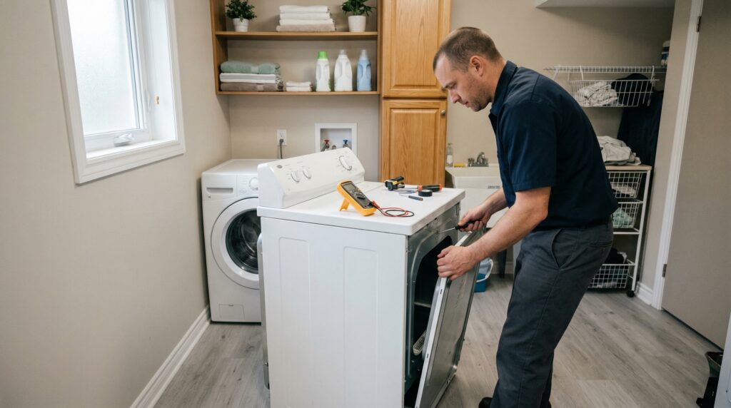 dryer not heating in London Ontario home