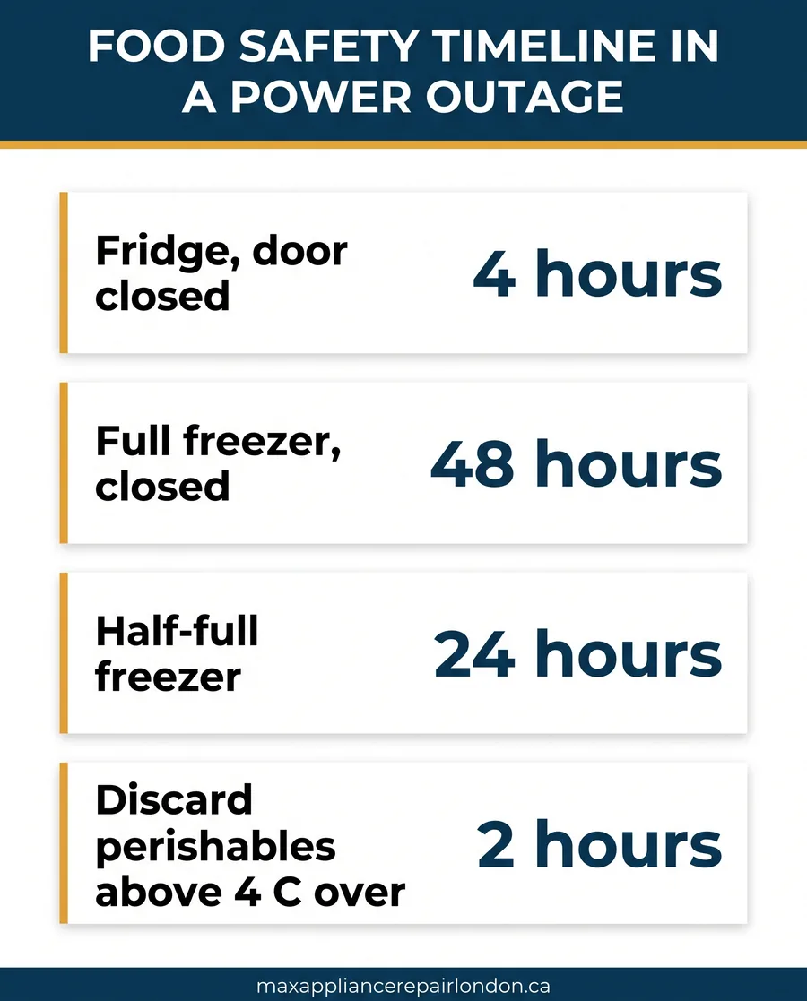 food safety timeline in a power outage food safety timeline in a power outage